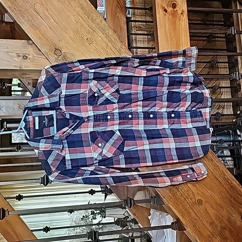 American eagle boyfriend flannel